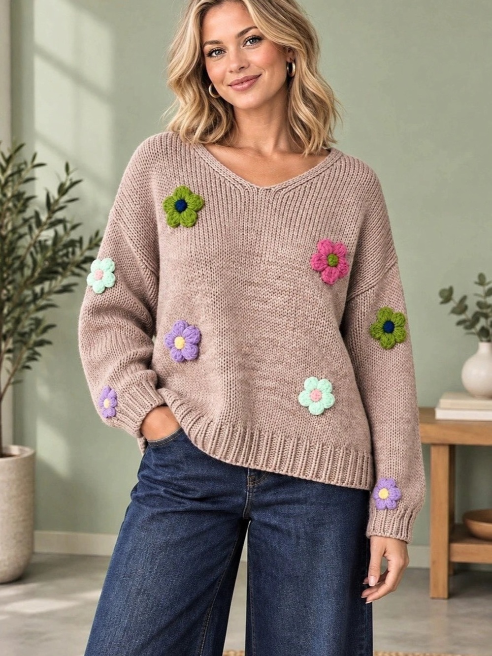 NWT easel Daisy Sweater (11111) 🌼 ☀️